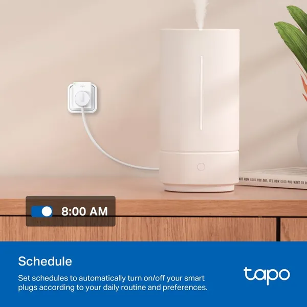 Priză Smart TP-LINK Tapo P100 2-pack Alb - imagine 6