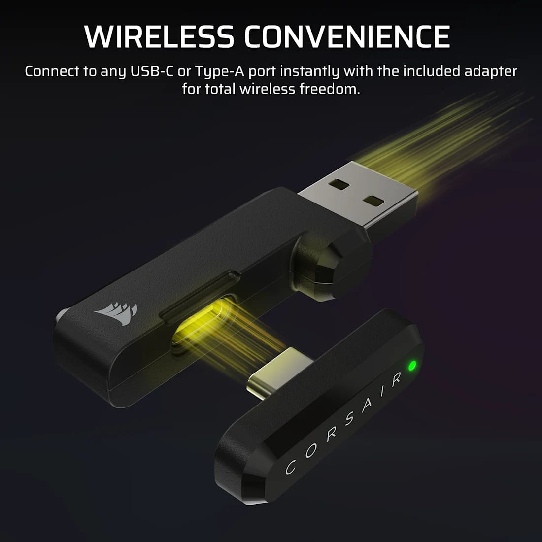 Casti Gaming Corsair HS35 v3 Wireless Carbon - imagine 5