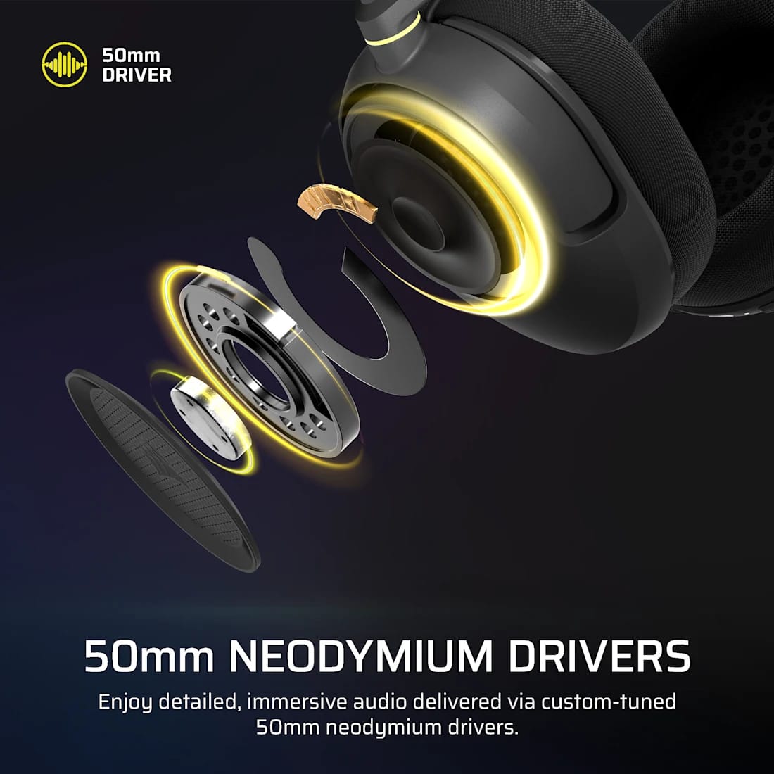 Casti Gaming Corsair HS35 v3 Wireless Carbon - imagine 6