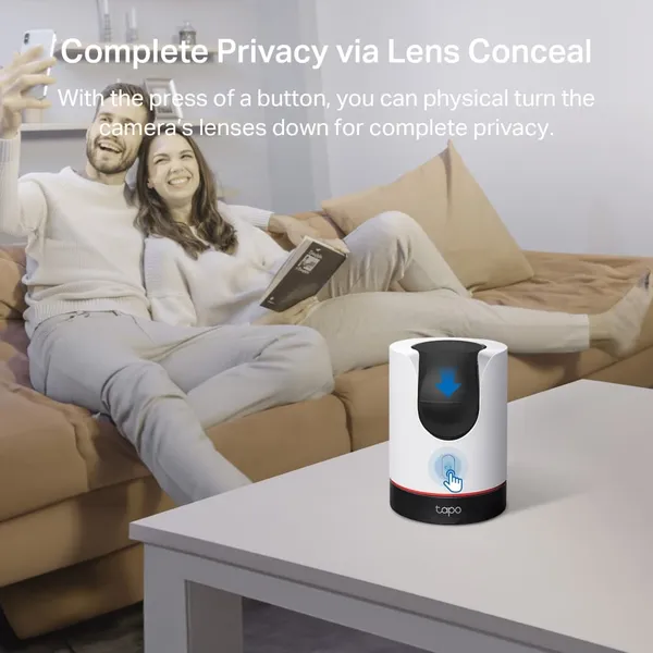 Cameră de Supraveghere TP-LINK Tapo C225 Cube 2K QHD Alb - imagine 3