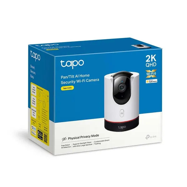 Cameră de Supraveghere TP-LINK Tapo C225 Cube 2K QHD Alb - imagine 10