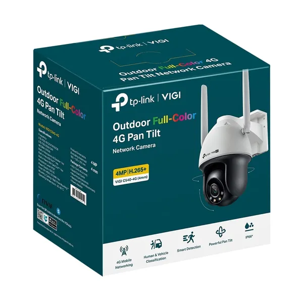 Cameră de supraveghere TP-LINK VIGI C540-4G Pan/Tilt 4MP 4mm - imagine 5