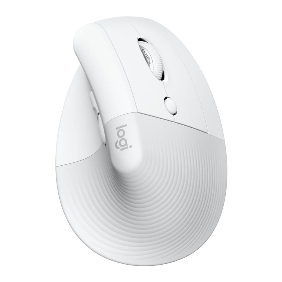 Mouse Vertical Ergonomic LOGITECH Lift Off-White/Pale Grey 910-006475