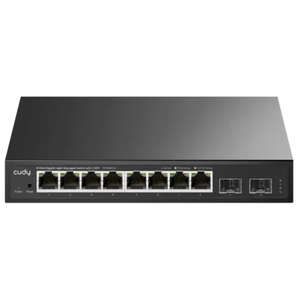 Switch CUDY GS108ES2 8 Porturi Gigabit 2 SFP 1.25G