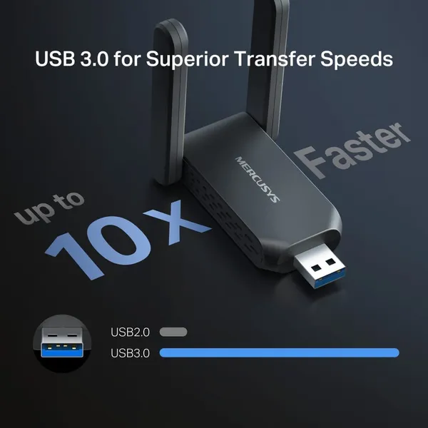 Adapter Wi-Fi MERCUSYS BE6500 USB 3.0 - imagine 9