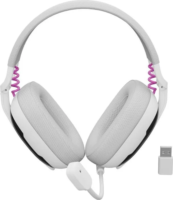 Căști Wireless FURY Fukiya F6 USB-C Stereo 40h Alb - imagine 2