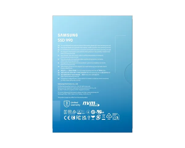 SSD SAMSUNG 990 2TB PCI Express 4.0