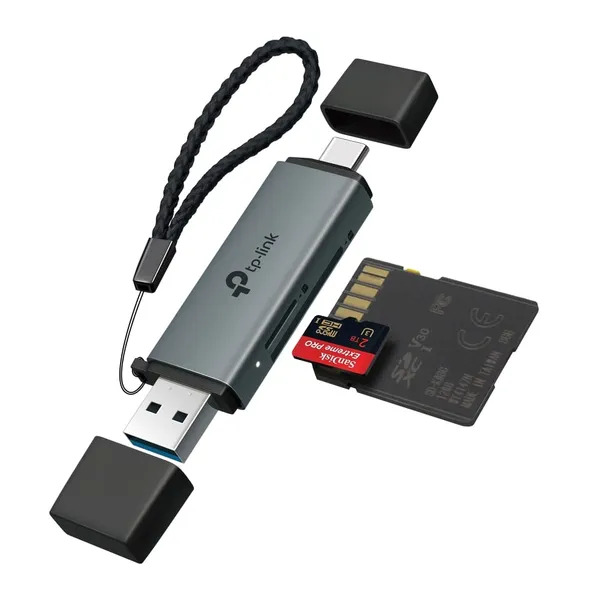 Cititor Carduri TP-LINK UA430D USB 3.0 Type-C Type-A SD microSD - imagine 2