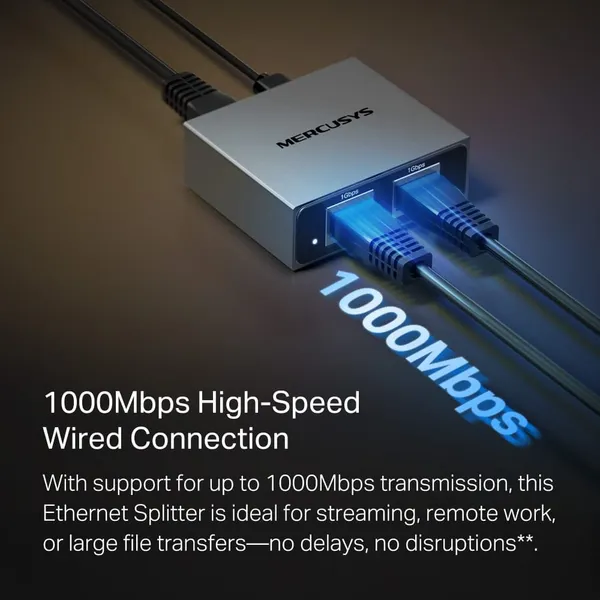 Splitter Ethernet MERCUSYS MEH25 Gigabit - imagine 5