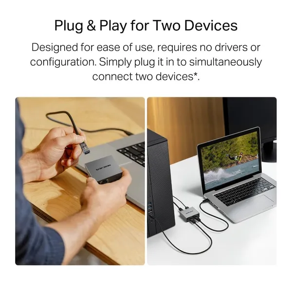Splitter Ethernet MERCUSYS MEH25 Gigabit - imagine 6