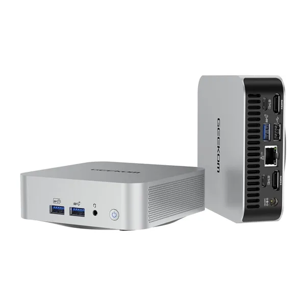 Mini PC GEEKOM A8 Ryzen 9 8945HS 32GB 1TB Win11 Pro - imagine 2
