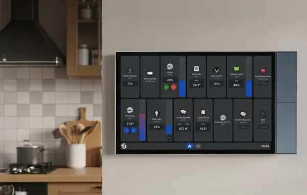 Panou Control SHELLY Wall Display XL 10.1 WiFi Bluetooth Gri - imagine 7