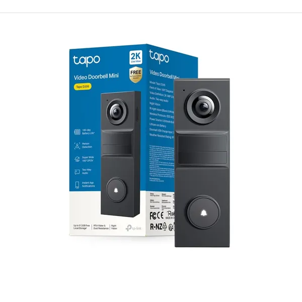 Sonerie Video TP-LINK Tapo D205 Mini 2K cu Baterie - imagine 12
