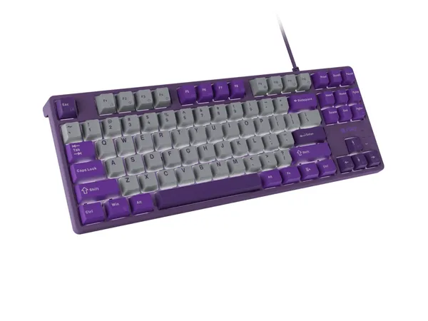 Tastatură Mecanică FURY Kanabo K2 Gaming TKL USB Gri-Violet - imagine 2