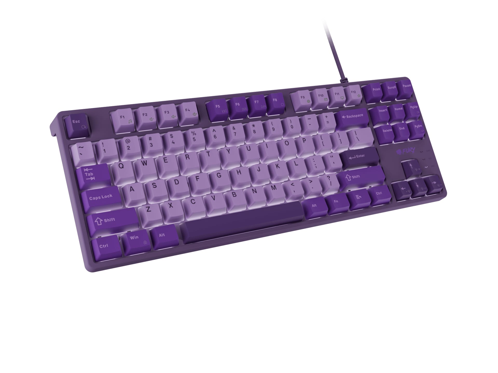 Tastatură Mecanică Gaming FURY Kanabo K2 TKL USB Mov - imagine 2