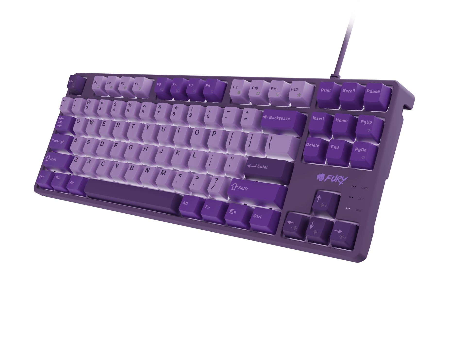 Tastatură Mecanică Gaming FURY Kanabo K2 TKL USB Mov - imagine 3