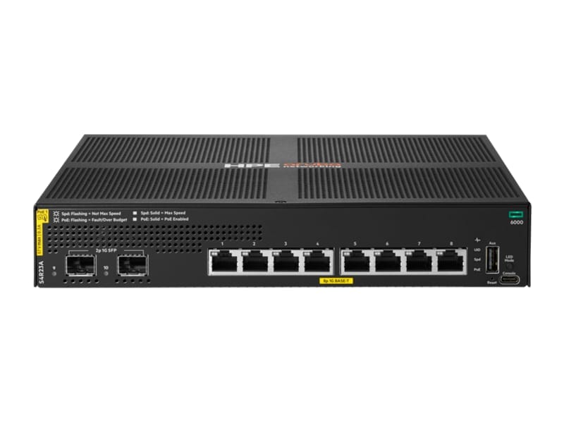 Switch ARUBA NETWORKS 6000 8G CL4 2F 67W SW S4R23A