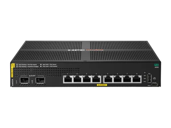 Switch ARUBA NETWORKS 6000 8G CL4 2F 67W SW S4R23A