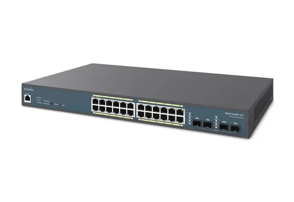Switch Ethernet ENGENIUS EWS7928FP-FIT PoE 24 Porturi GbE + 4 SFP - imagine 4