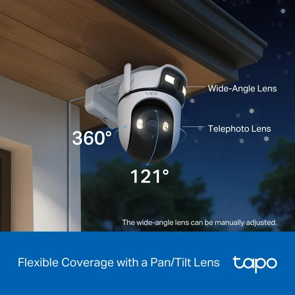 Cameră de supraveghere TP-LINK Tapo C545D Exterior Obiectiv Dual Pan/Tilt - imagine 10