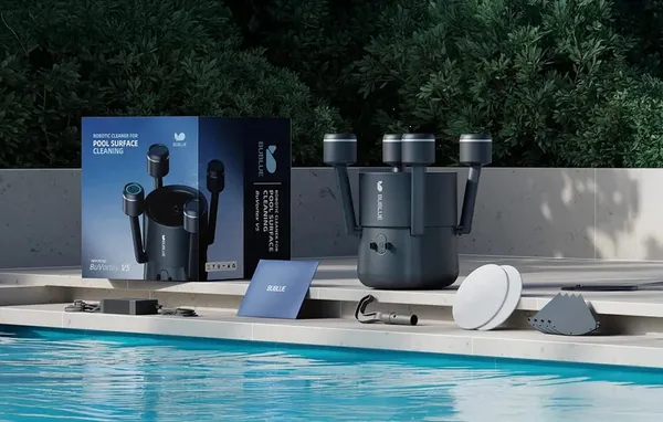 Robot curățare piscine BUBLUE F10 wireless 50m² - imagine 8