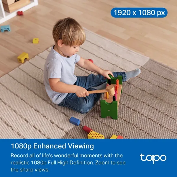 Cameră de supraveghere TP-LINK TAPO C201 1080p Pan/Tilt 360° - imagine 3