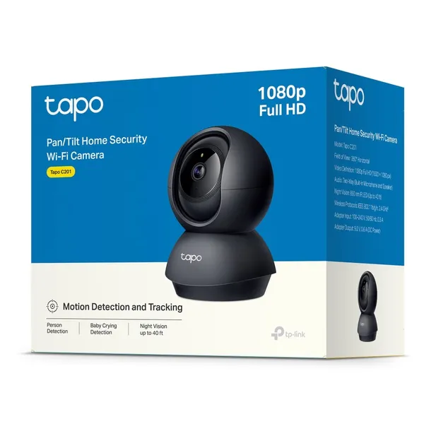 Cameră de supraveghere TP-LINK TAPO C201 1080p Pan/Tilt 360° - imagine 8