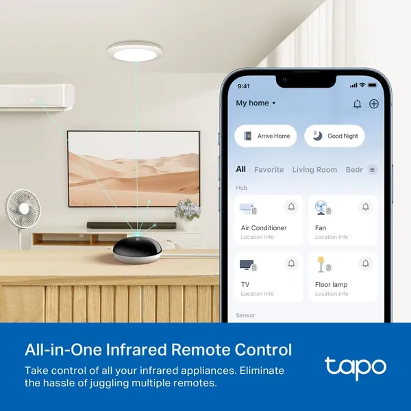 Telecomandă Smart TP-LINK Tapo H110 Infraroșu Matter Negru - imagine 5