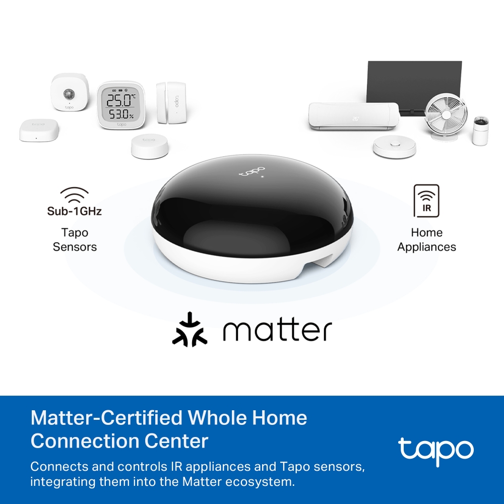 Telecomandă Smart TP-LINK Tapo H110 Infraroșu Matter Negru - imagine 10