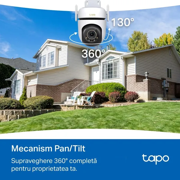 Cameră Supraveghere IP Exterior TP-LINK Tapo C530WS 5MP Dome - imagine 5
