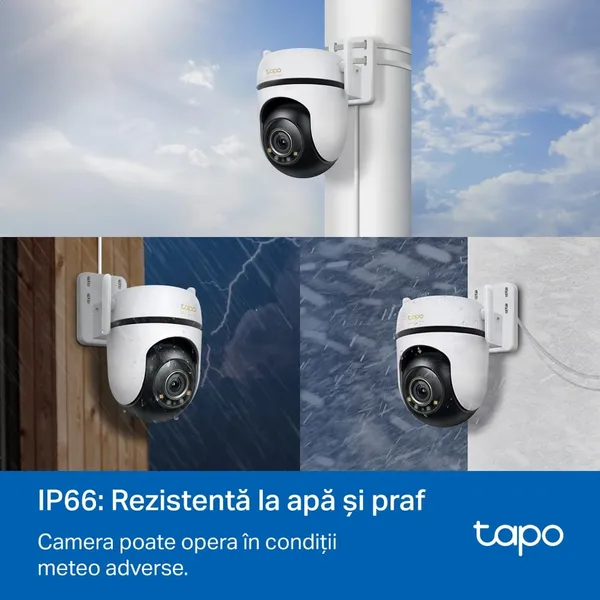 Cameră Supraveghere IP Exterior TP-LINK Tapo C530WS 5MP Dome - imagine 8