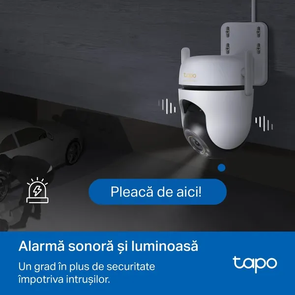 Cameră Supraveghere IP Exterior TP-LINK Tapo C530WS 5MP Dome - imagine 9