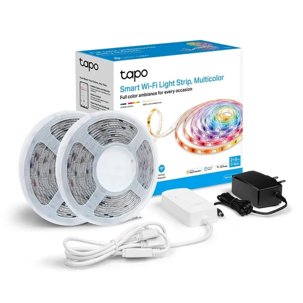 Set 2 Benzi LED TP-LINK Tapo L930-10 Wi-Fi Smart Multicolor cu Zone de Culoare - imagine 8