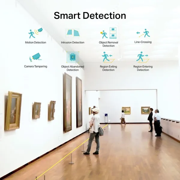 Cameră IP Wi-Fi TP-LINK C440-W 4MP Lentilă 4mm - imagine 5