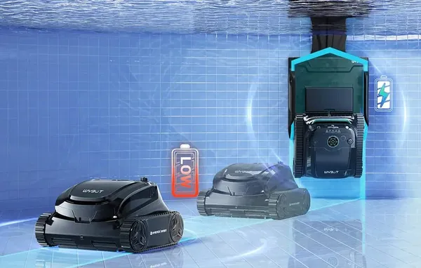 Robot de curățat piscine WYBOT S2 Solar Vision fără fir - imagine 12