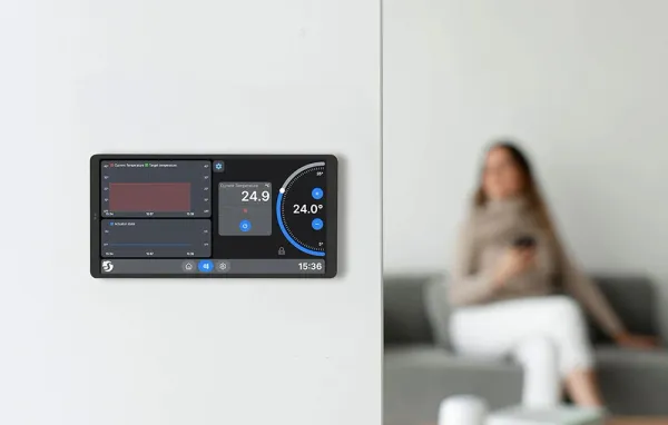 Panou Control SHELLY Wall Display X2 WiFi Bluetooth Alb - imagine 6