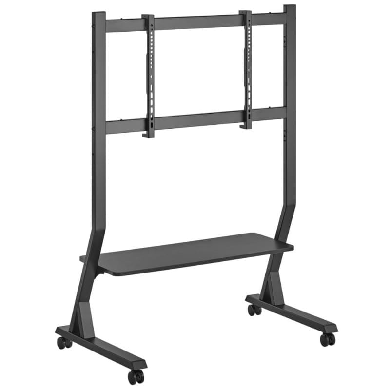 Stand TV mobil pe roti, universal, raft inlcus, 45 – 90 inch