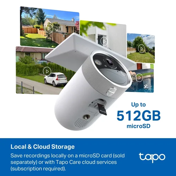 Cameră de supraveghere TP-LINK TAPO C465 4K QHD Solar - imagine 9