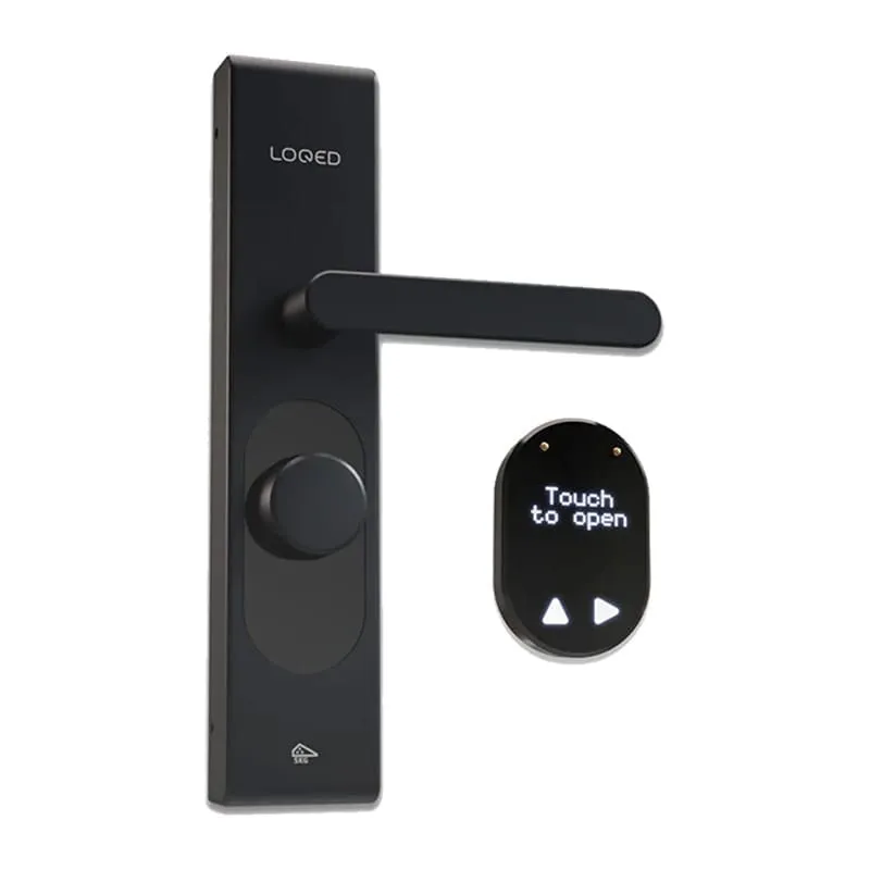 Încuietoare Inteligentă SHELLY LOQED Touch WiFi Bluetooth Negru