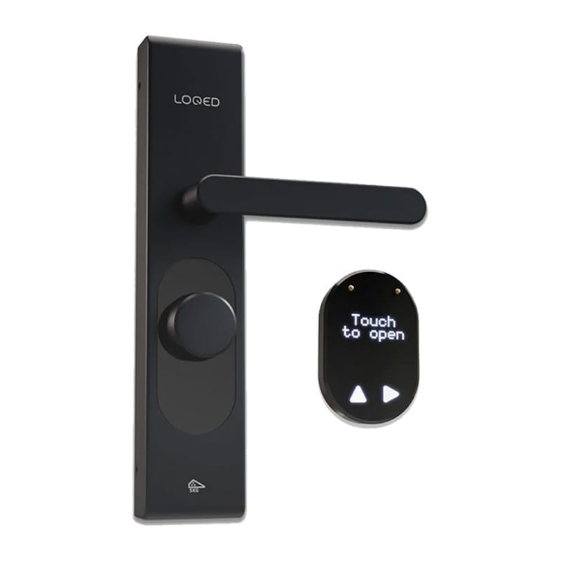 Încuietoare Inteligentă SHELLY LOQED Touch WiFi Bluetooth Negru