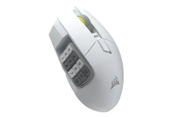 Mouse Gaming CORSAIR Scimitar Elite Wireless SE Alb 33000 DPI - imagine 7