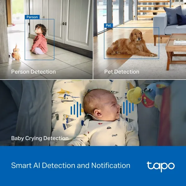 Cameră IP TP-LINK Tapo C260 Wireless Interior 4K 8MP - imagine 5