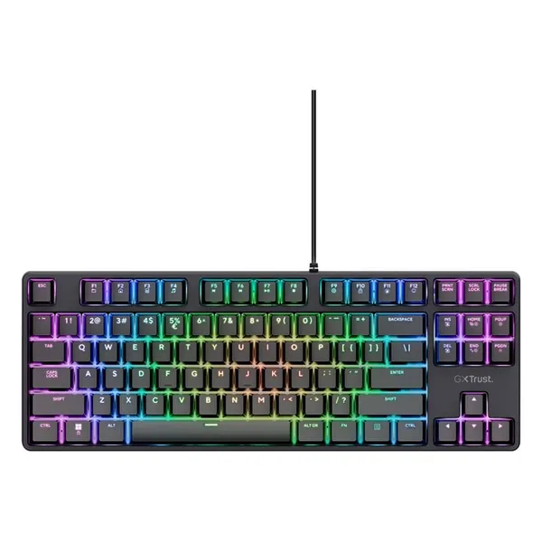 Tastatură Gaming TRUST GXT 864 Cada TKL Mecanică Neagră TR-25724 - imagine 2