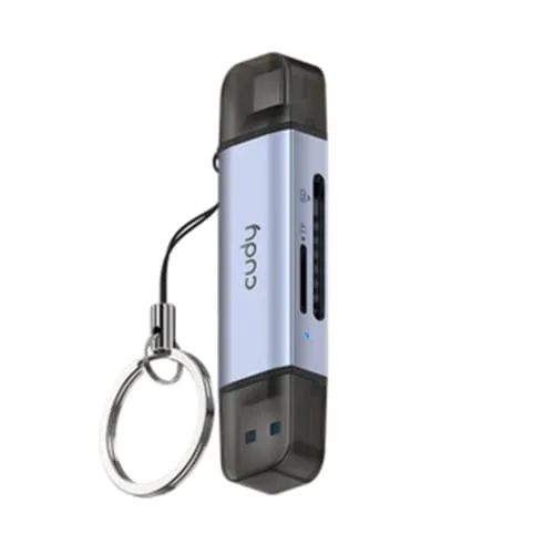 Cititor Carduri CUDY UH200 2 în 1 USB-C și USB-A 3.2 Gen 1 - imagine 2