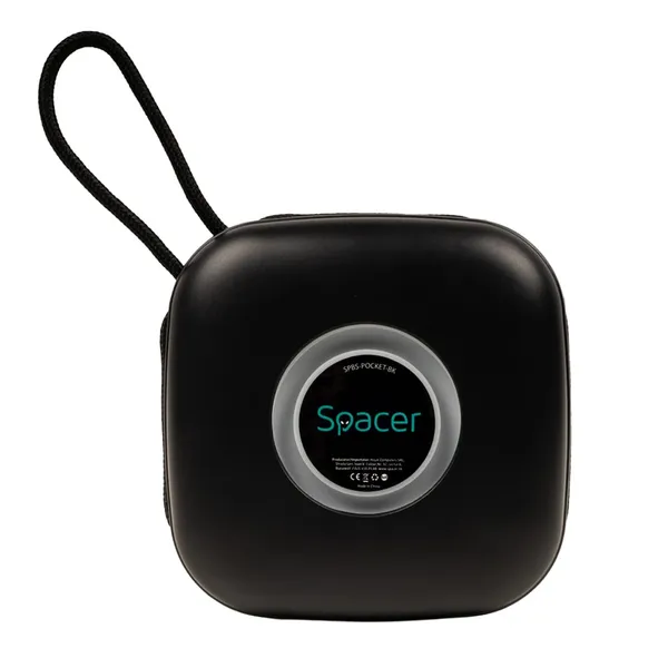 Boxă Portabilă SPACER POCKET-BK 5W RGB Negru - imagine 2