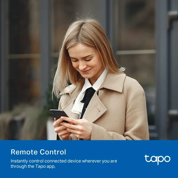 Priză inteligentă TP-LINK Tapo P115 Bluetooth WiFi Alb - imagine 7