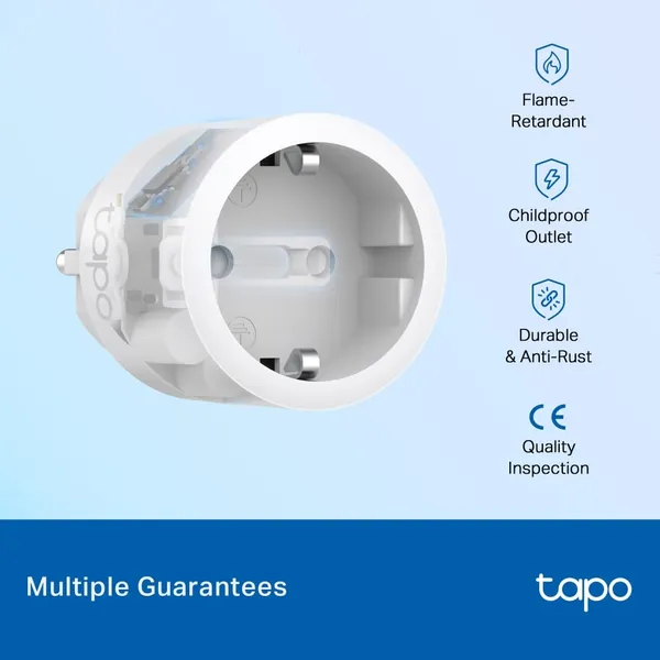 Priză inteligentă TP-LINK Tapo P115 Bluetooth WiFi Alb - imagine 8