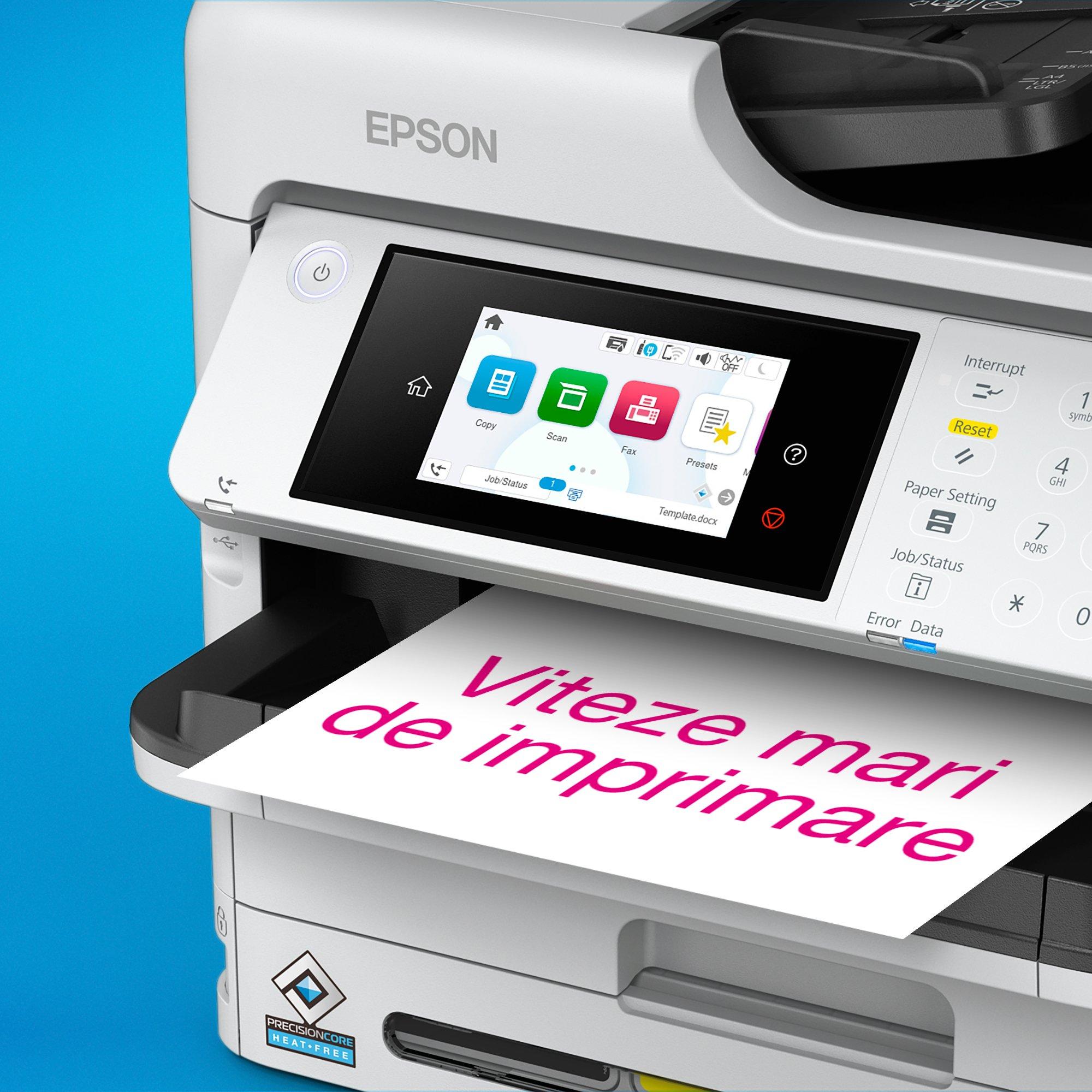 Multifuncțional EPSON WorkForce Pro WF-C5890DWF Inkjet Color A4 - imagine 4