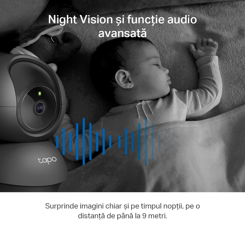 Cameră de supraveghere TP-LINK Tapo C211 Wi-Fi 2K Pan/Tilt - imagine 5